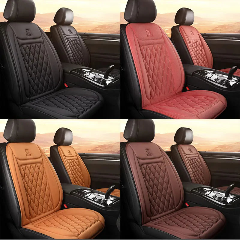 12–24V Heated Car Seat Cover – Fast Heating & Comfort