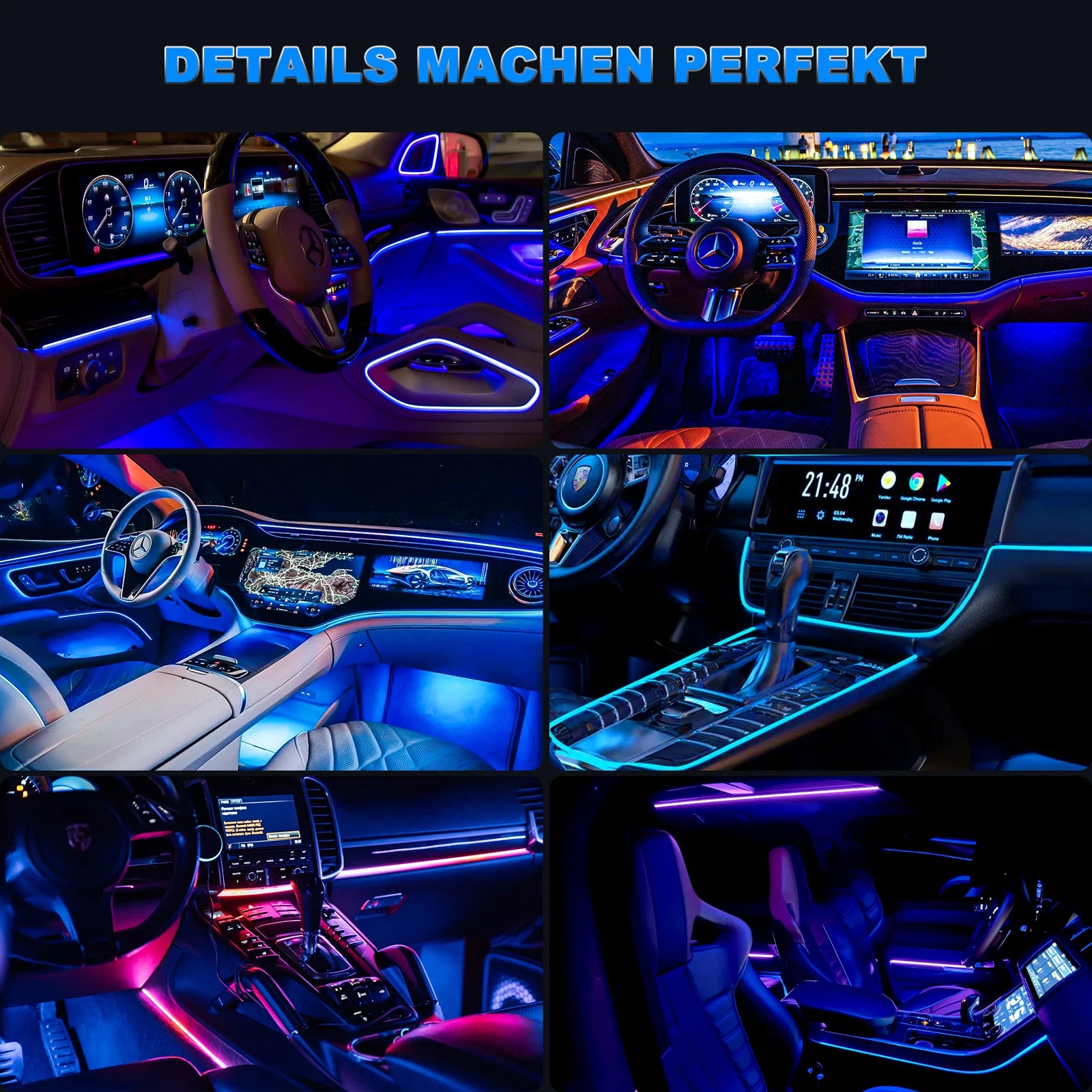 Bande LED d'Ambiance 8m avec Capteur Sonore - Contrôle App & Télécommande Premium