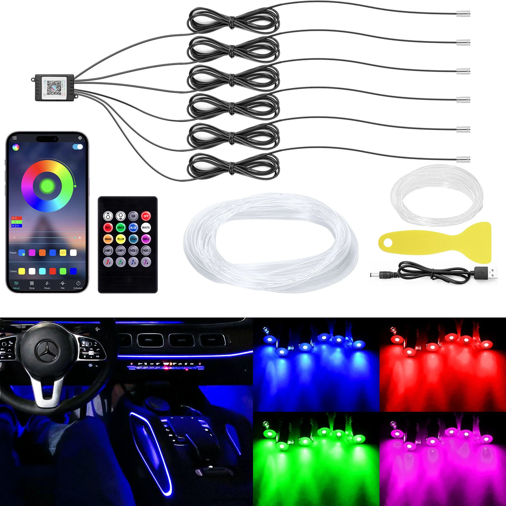 Bande LED d'Ambiance 8m avec Capteur Sonore - Contrôle App & Télécommande Premium