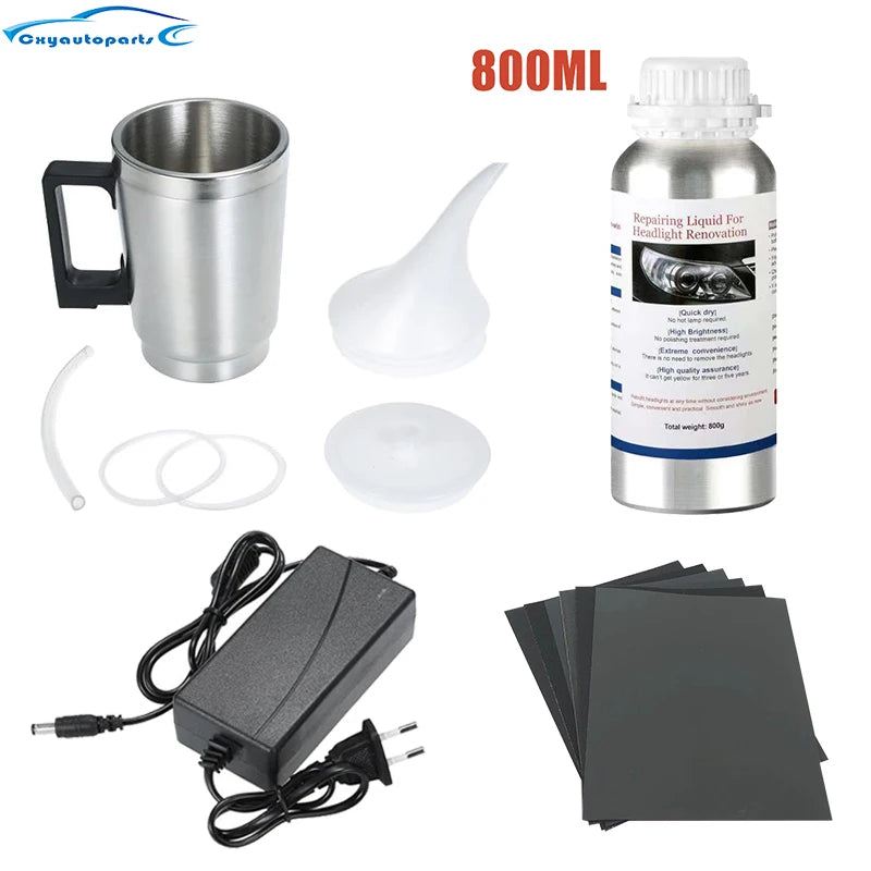 car headight restauration kit-800ml headlight repair & polishing solution