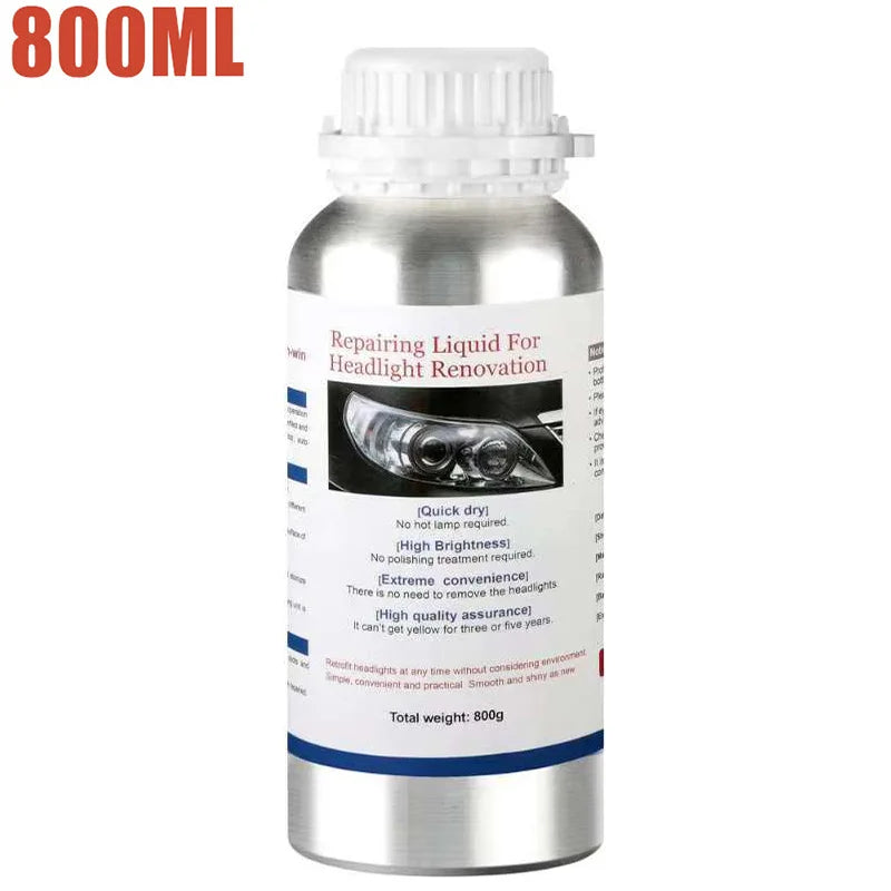 car headight restauration kit-800ml headlight repair & polishing solution