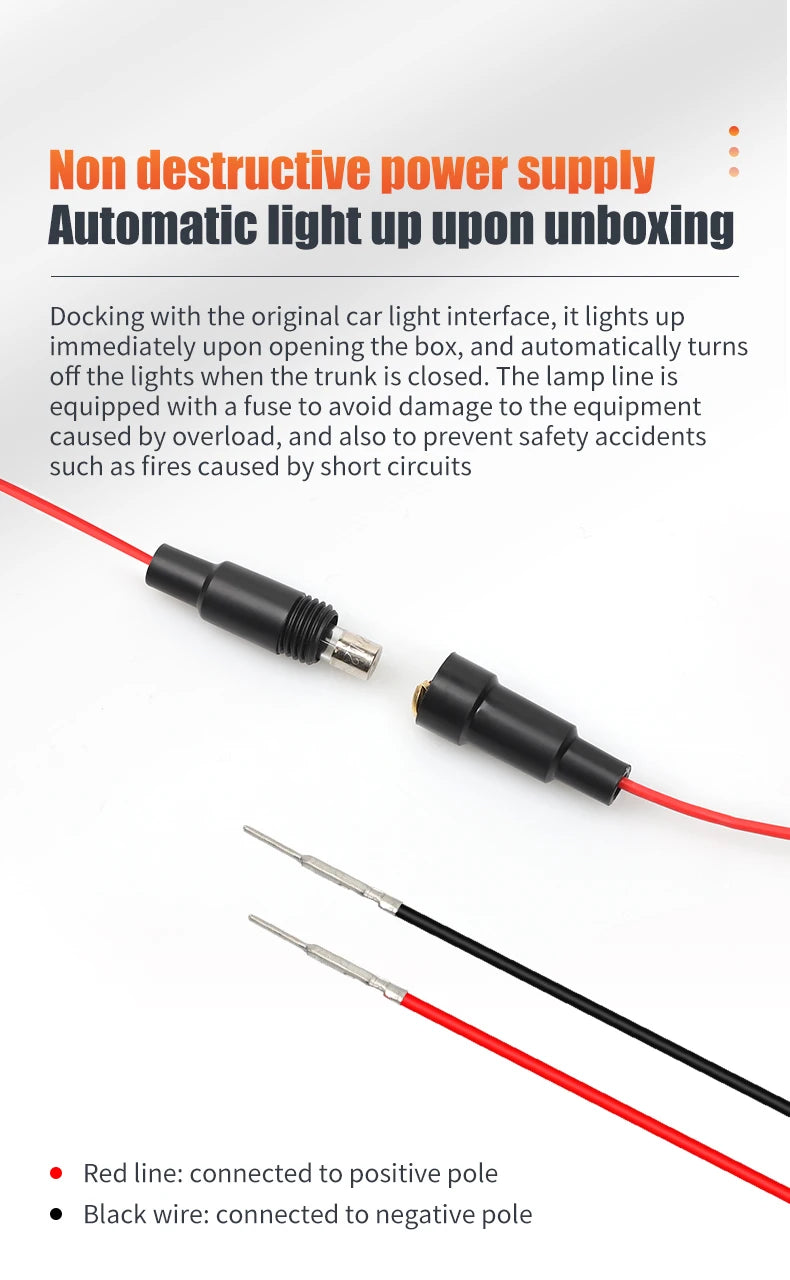 ande LED Dynamique Flexible 12V - Éclairage d'Ambiance Premium pour Coffre et Habitacle