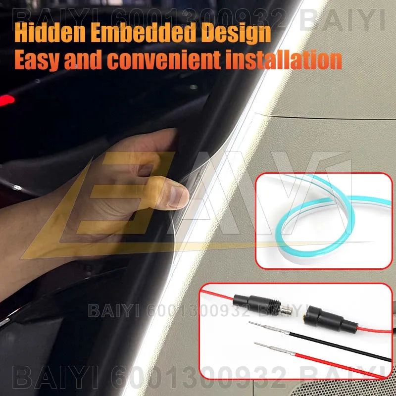 ande LED Dynamique Flexible 12V - Éclairage d'Ambiance Premium pour Coffre et Habitacle