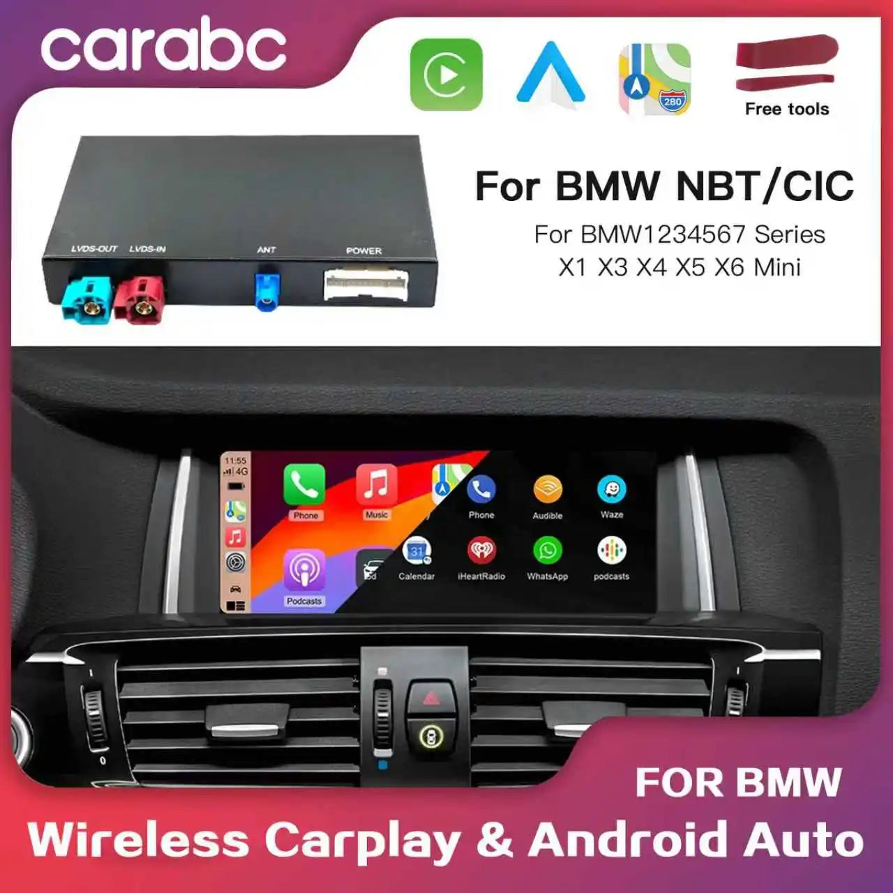 wireless CarPlay & android auto adapter