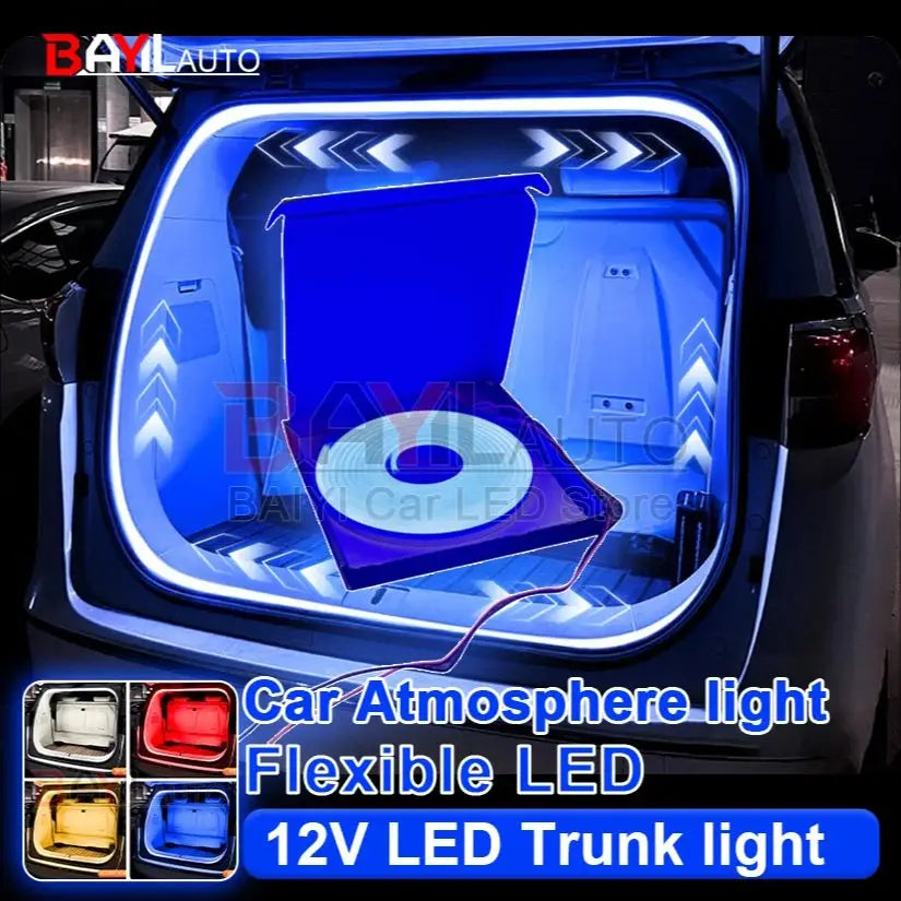 ande LED Dynamique Flexible 12V - Éclairage d'Ambiance Premium pour Coffre et Habitacle