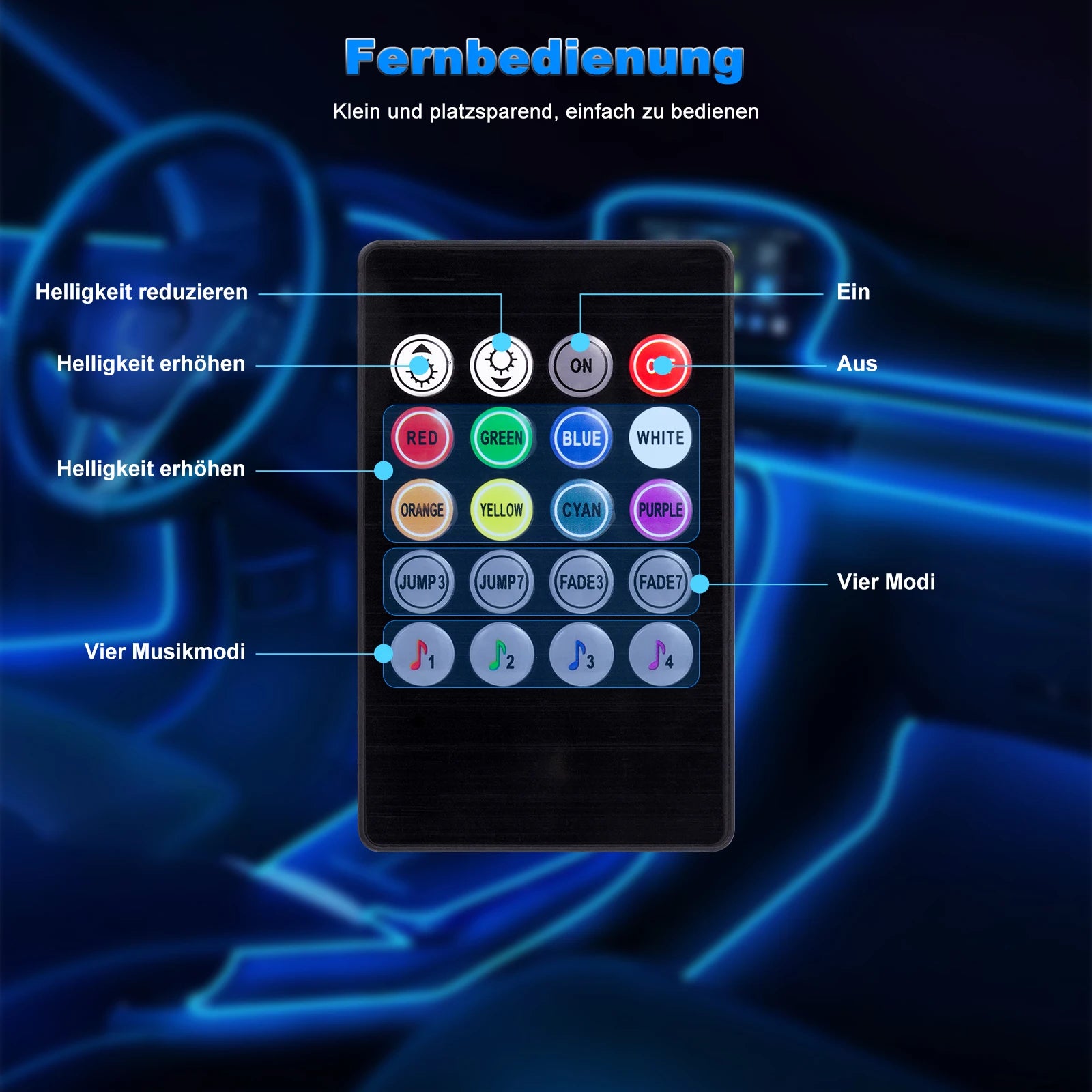 Bande LED d'Ambiance 8m avec Capteur Sonore - Contrôle App & Télécommande Premium