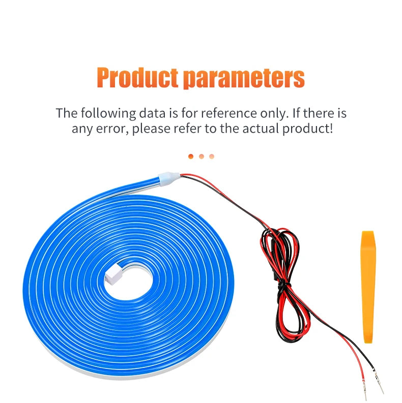 ande LED Dynamique Flexible 12V - Éclairage d'Ambiance Premium pour Coffre et Habitacle